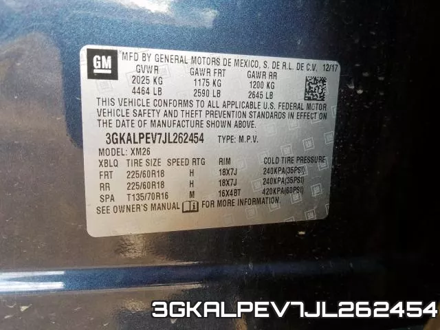 3GKALPEV7JL262454 фото 2
