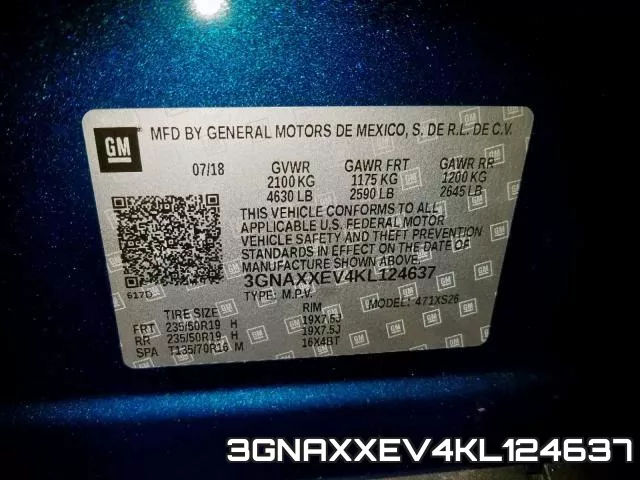 3GNAXXEV4KL124637 фото 2