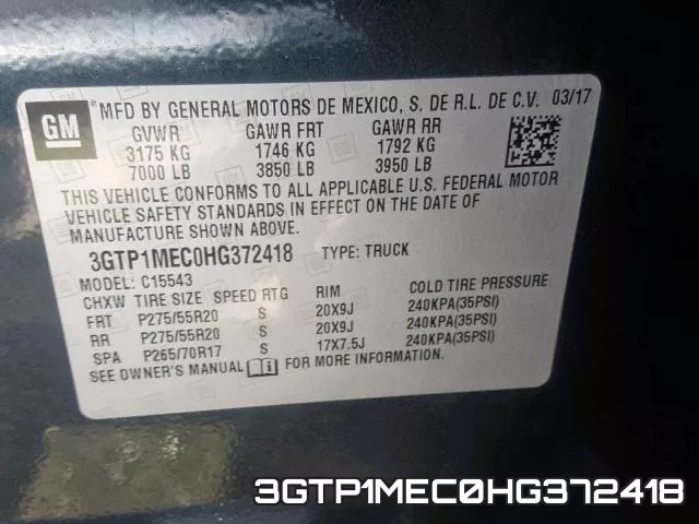 3GTP1MEC0HG372418 фото 2