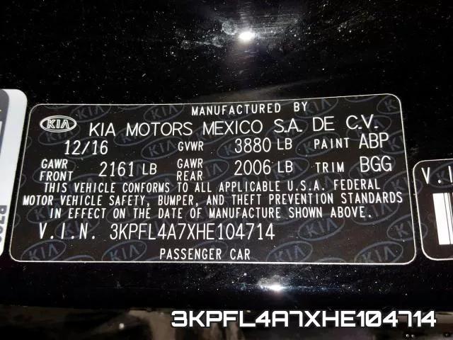 3KPFL4A7XHE104714 фото 2