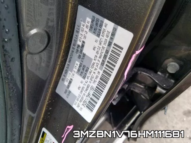 3MZBN1V76HM111681 фото 2