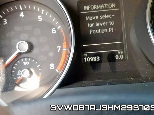 3VWDB7AJ3HM293703 фото 9