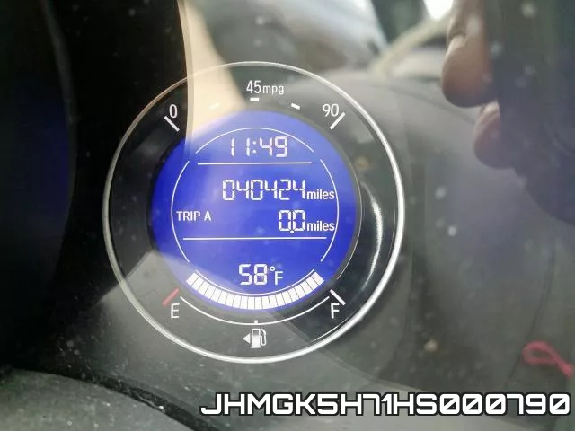 JHMGK5H71HS000790 фото 8