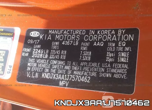 KNDJX3AA1J7570462 фото 10
