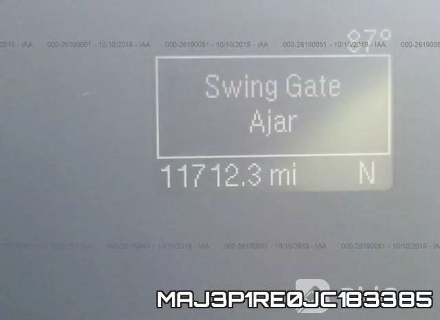 MAJ3P1RE0JC183385 фото 8