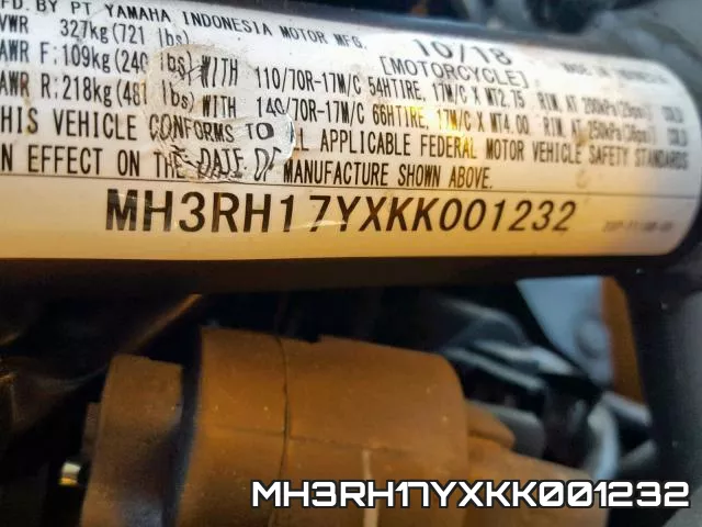 MH3RH17YXKK001232 фото 2