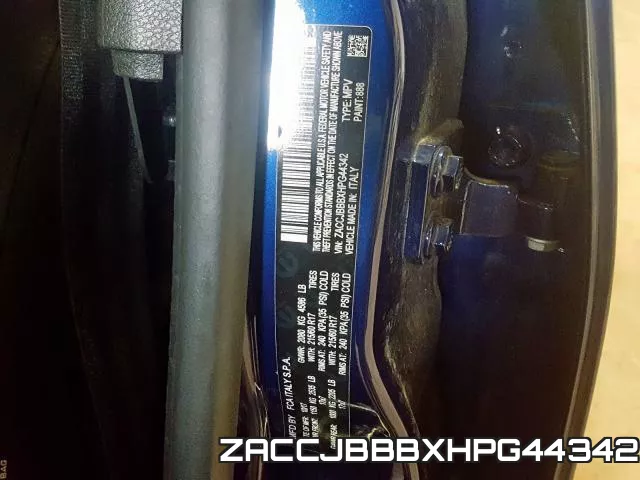 ZACCJBBBXHPG44342 фото 2