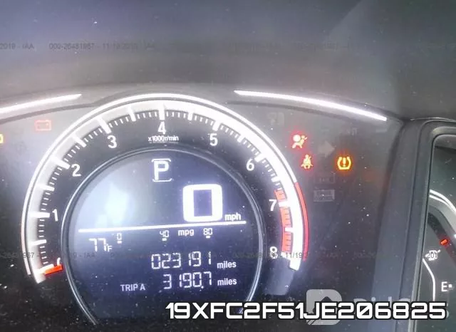 19XFC2F51JE206825 фото 8