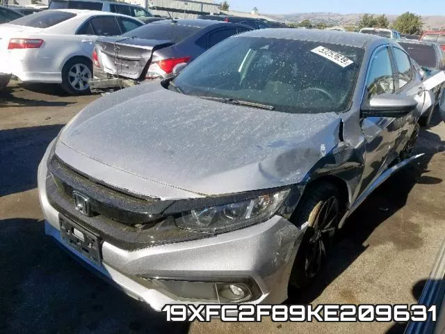 19XFC2F89KE209631 фото 3