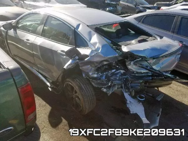 19XFC2F89KE209631 фото 4