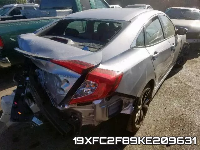 19XFC2F89KE209631 фото 5