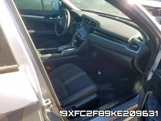 19XFC2F89KE209631 фото 6