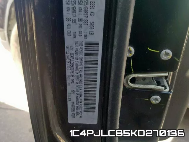 1C4PJLCB5KD270136 фото 2