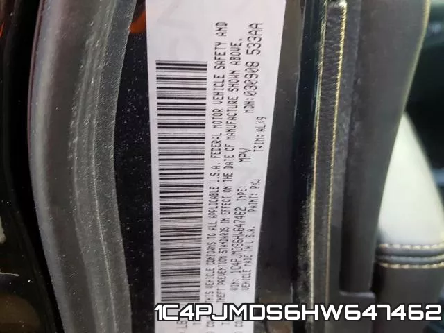 1C4PJMDS6HW647462 фото 2
