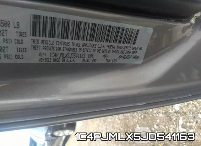 1C4PJMLX5JD541163 фото 7