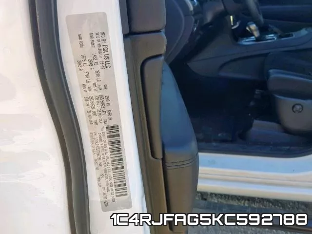 1C4RJFAG5KC592788 фото 2