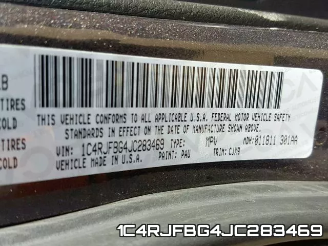 1C4RJFBG4JC283469 фото 2