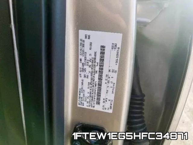 1FTEW1EG5HFC34871 фото 2