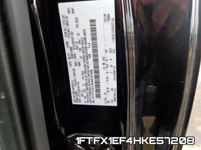 1FTFX1EF4HKE57208 фото 2