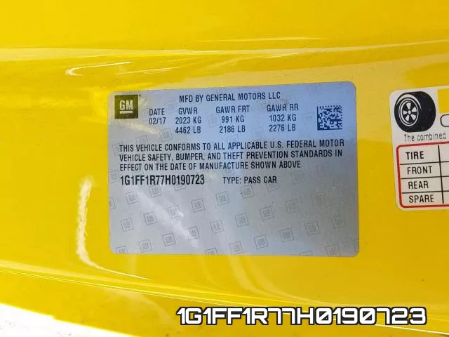 1G1FF1R77H0190723 фото 2