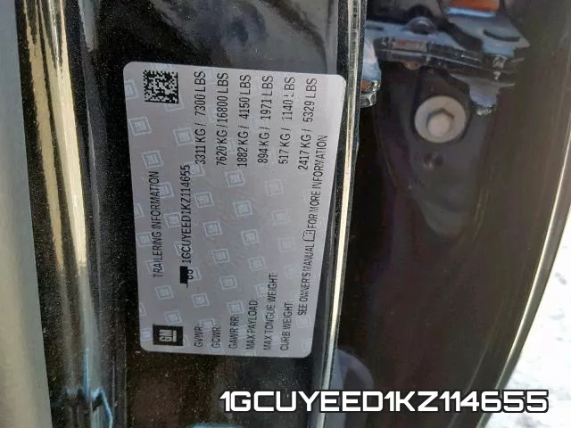 1GCUYEED1KZ114655 фото 2