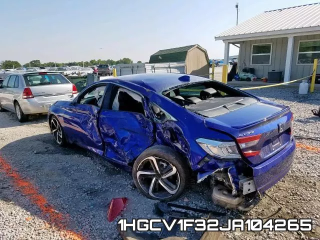 1HGCV1F32JA104265 фото 4