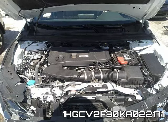 1HGCV2F30KA022171 фото 2