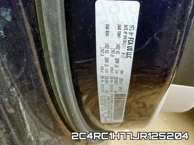 2C4RC1H77JR125204 фото 2