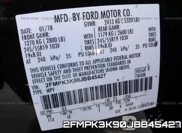 2FMPK3K90JBB45427 фото 7
