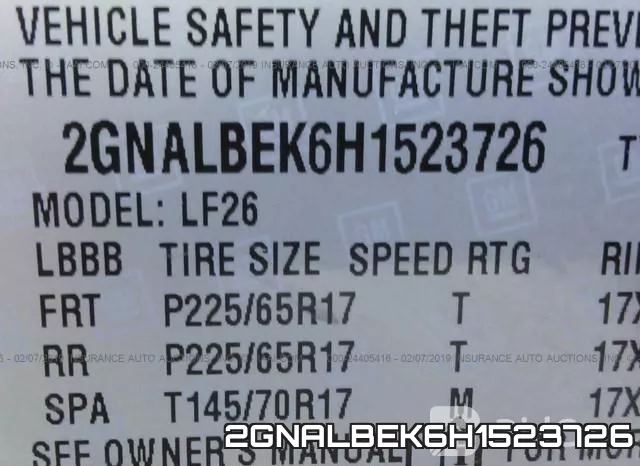 2GNALBEK6H1523726 фото 10