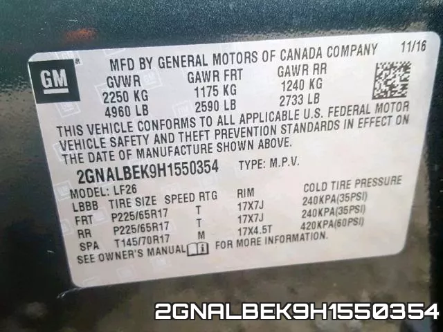 2GNALBEK9H1550354 фото 2