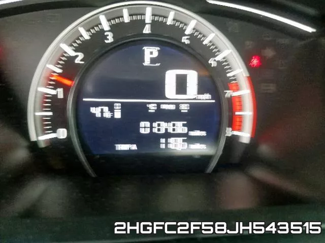 2HGFC2F58JH543515 фото 8