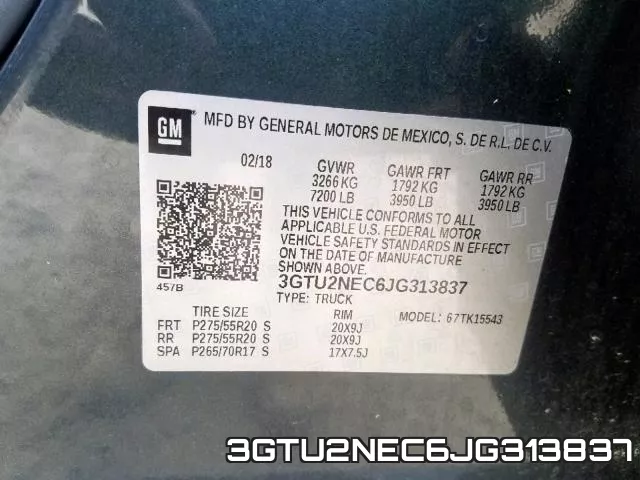 3GTU2NEC6JG313837 фото 2