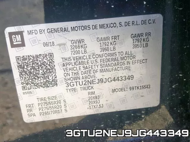 3GTU2NEJ9JG443349 фото 2