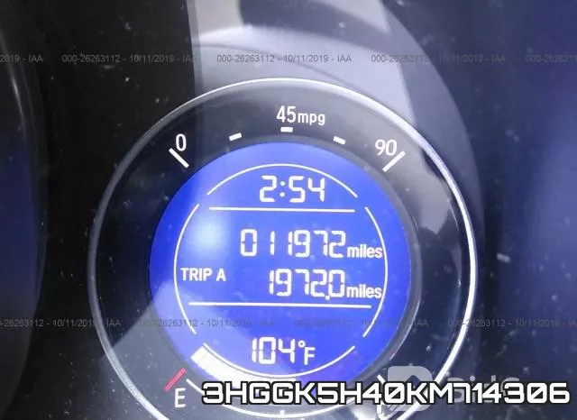 3HGGK5H40KM714306 фото 8