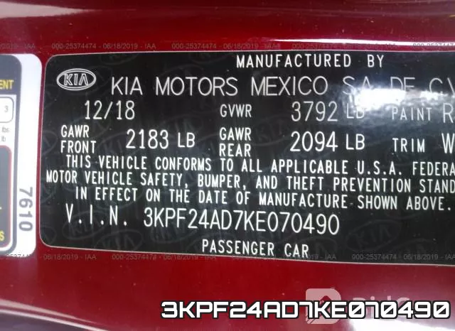 3KPF24AD7KE070490 фото 10