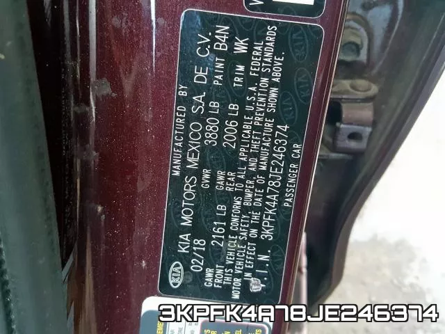 3KPFK4A78JE246374 фото 2
