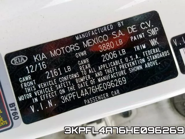 3KPFL4A76HE096269 фото 2