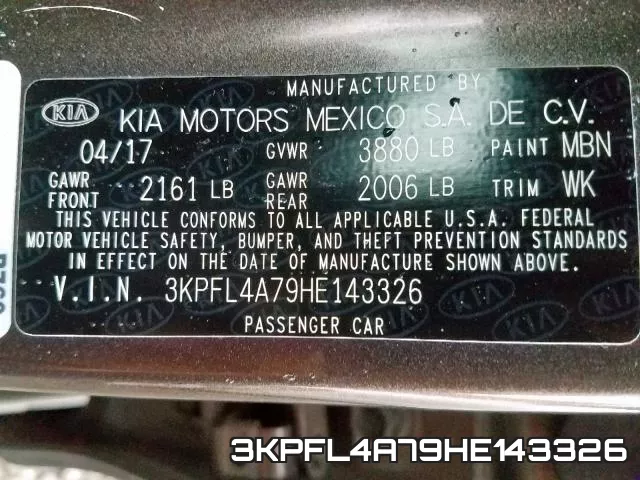 3KPFL4A79HE143326 фото 2