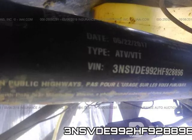 3NSVDE992HF928896 фото 2