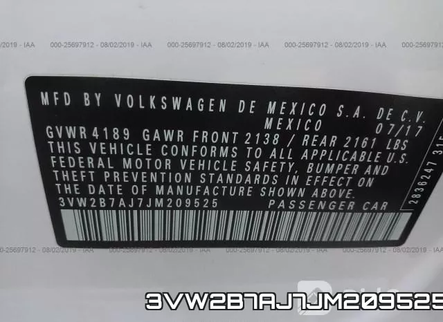 3VW2B7AJ7JM209525 фото 10