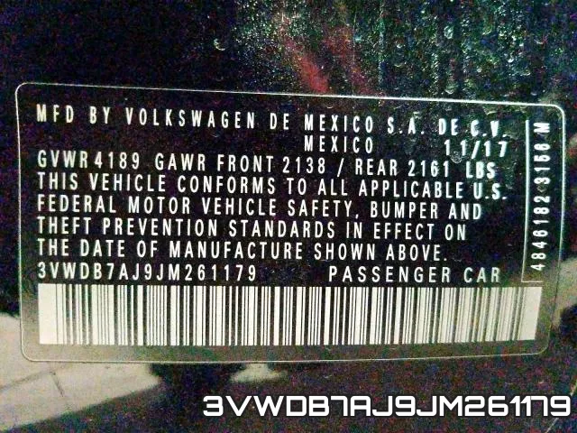3VWDB7AJ9JM261179 фото 2