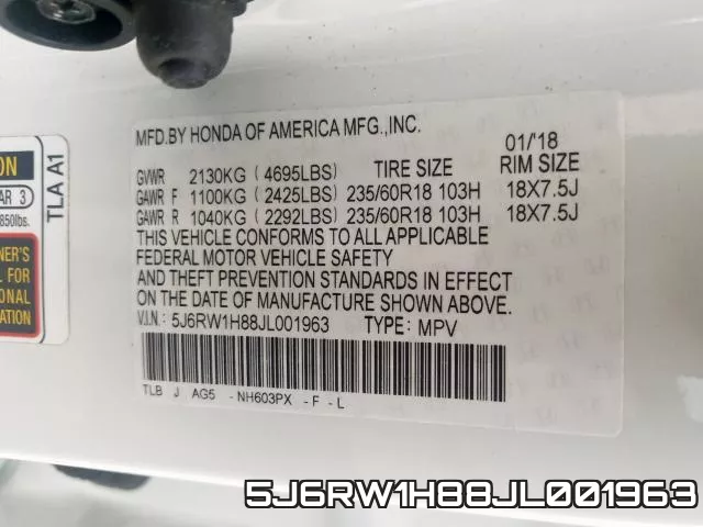 5J6RW1H88JL001963 фото 2