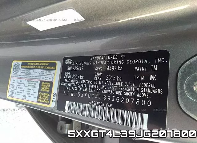 5XXGT4L39JG207800 фото 10