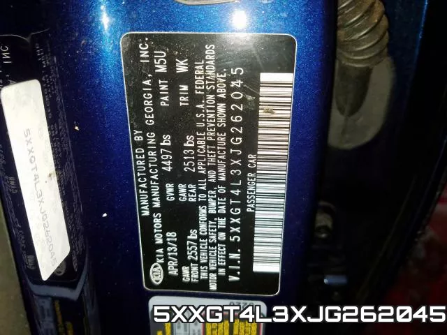 5XXGT4L3XJG262045 фото 2