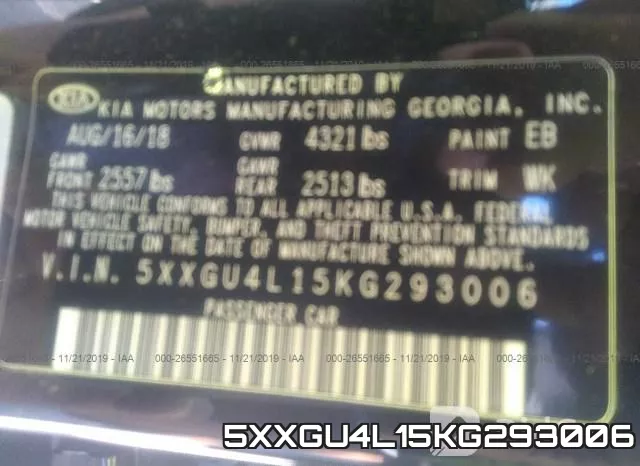 5XXGU4L15KG293006 фото 9
