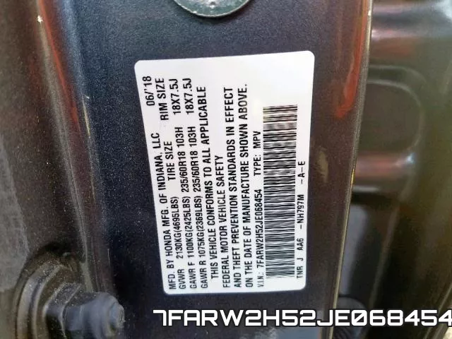 7FARW2H52JE068454 фото 2