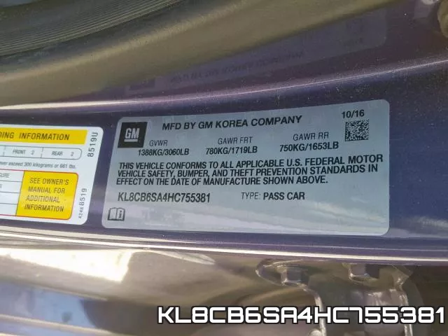 KL8CB6SA4HC755381 фото 2