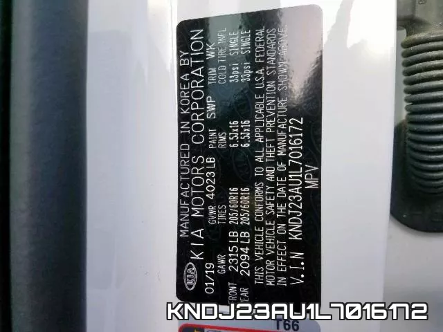 KNDJ23AU1L7016172 фото 2