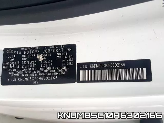 KNDMB5C10H6302166 фото 2